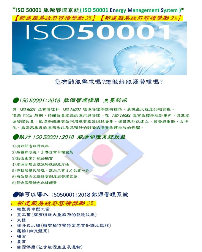 ISO 50001資訊...